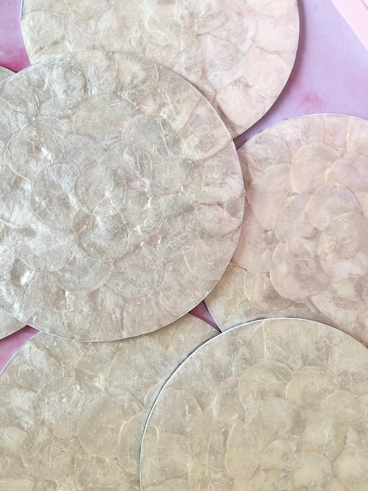 Dessous d'assiettes en nacre (6)