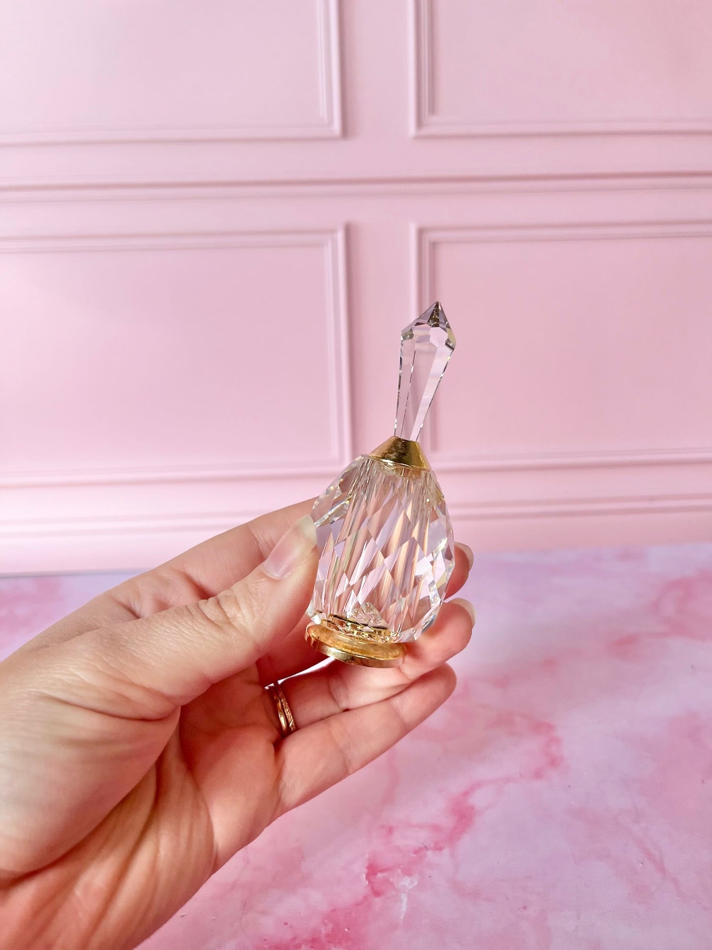 Flacon de parfum en cristal Violetta