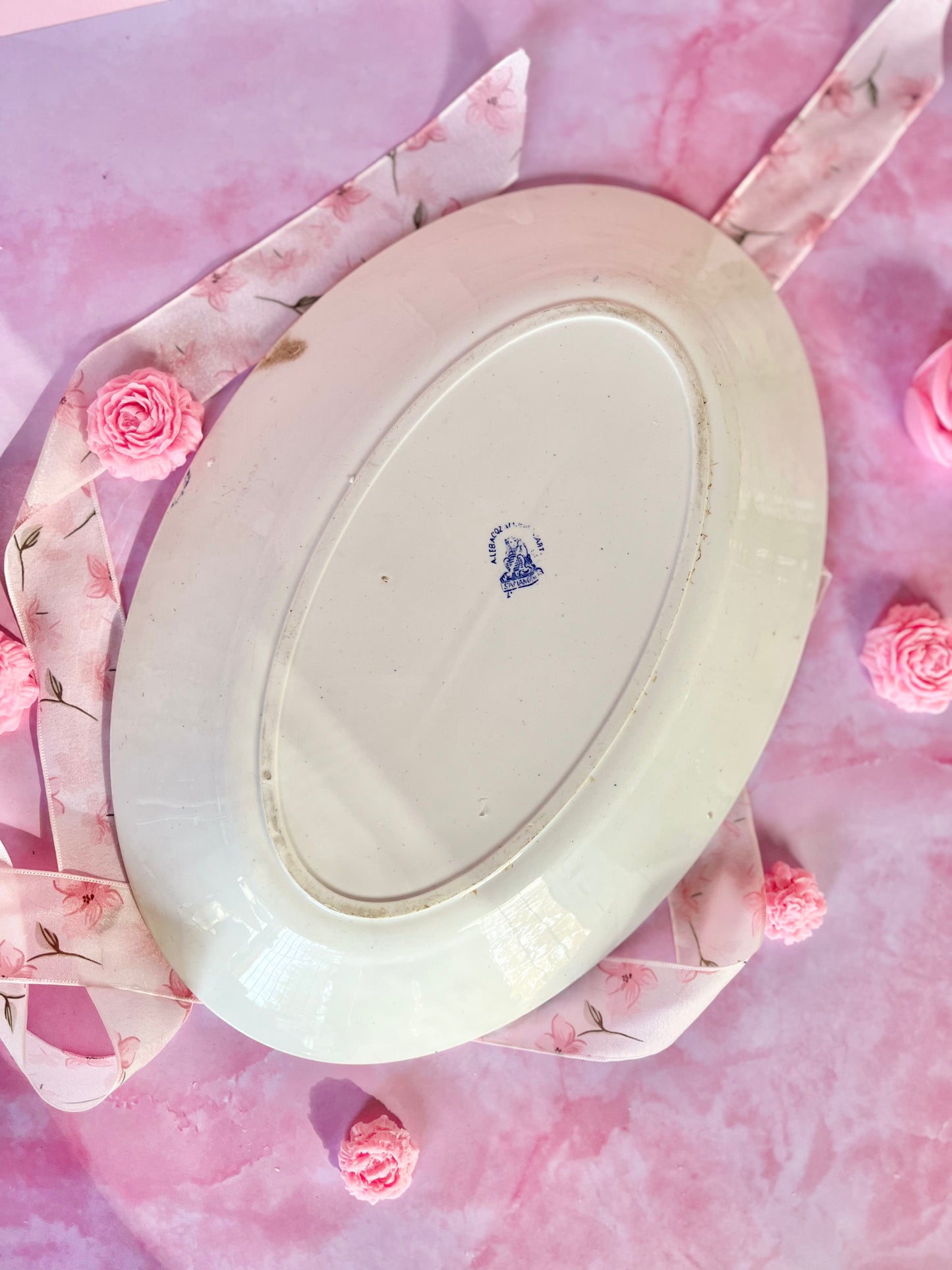 Plat de service Terre de Fer Petunia