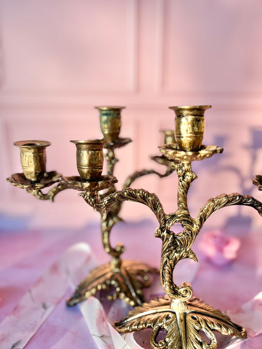 Paire de chandeliers Gustave