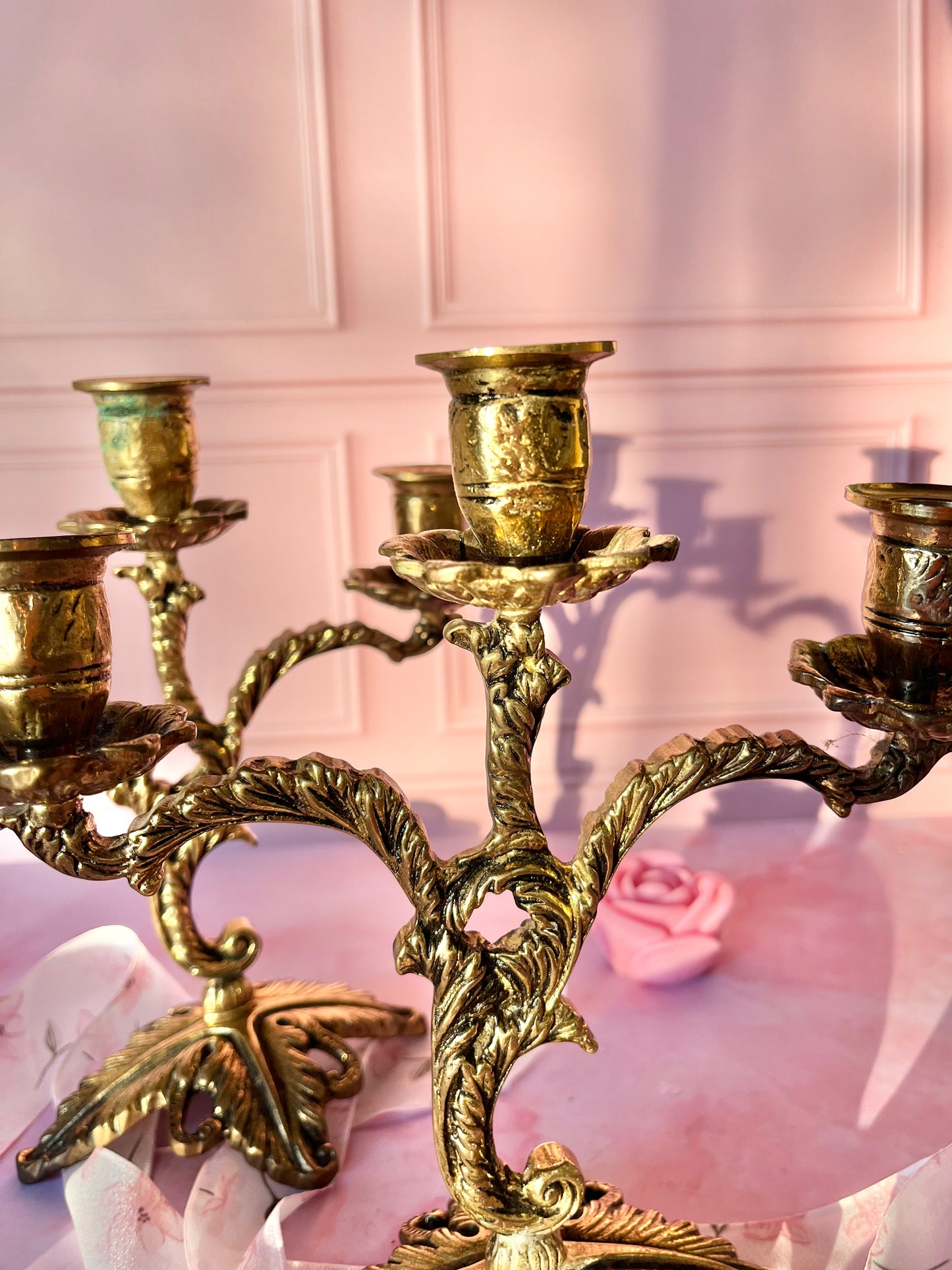 Paire de chandeliers Gustave