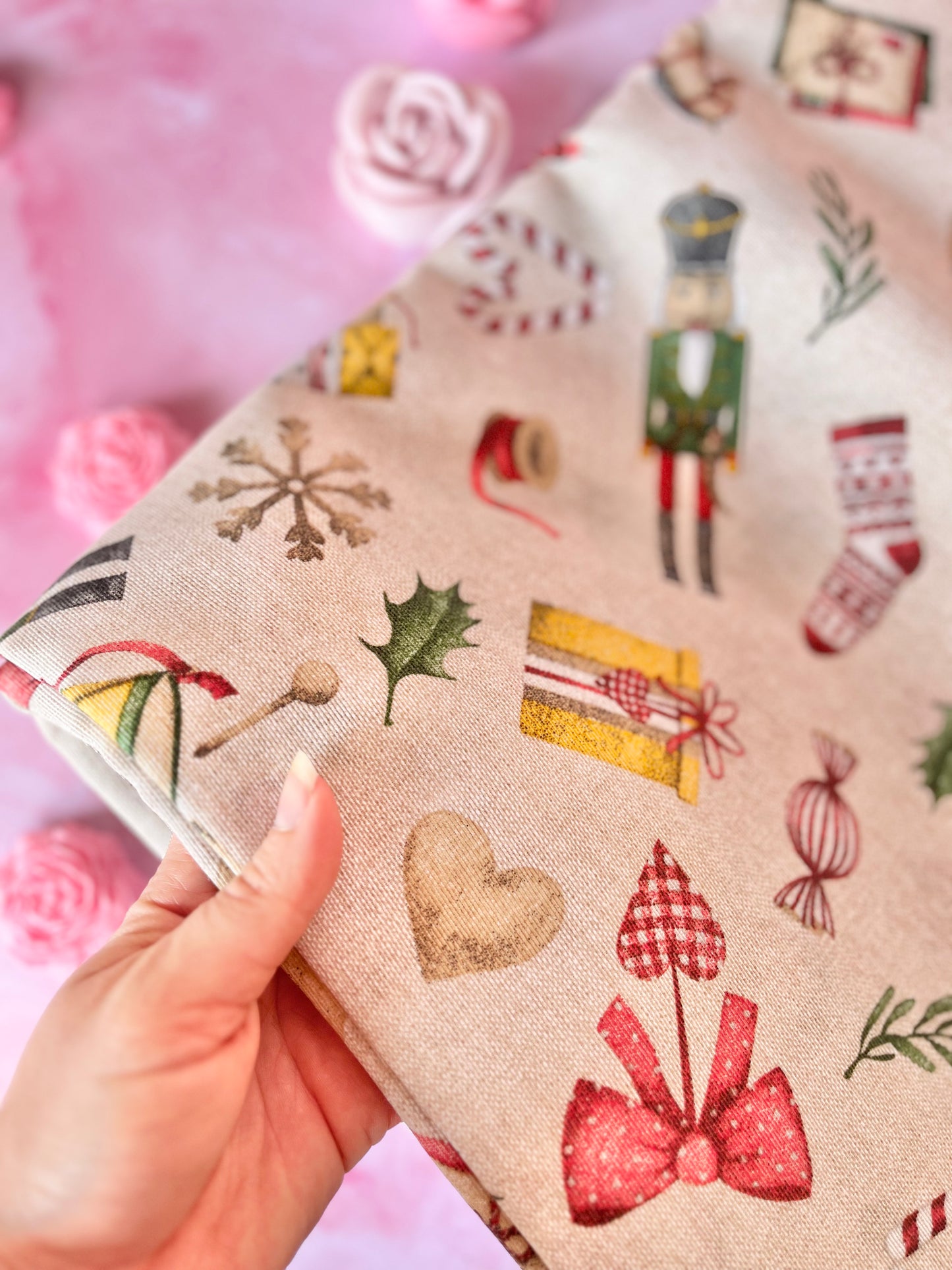 Tissu nappe Casse-Noisette