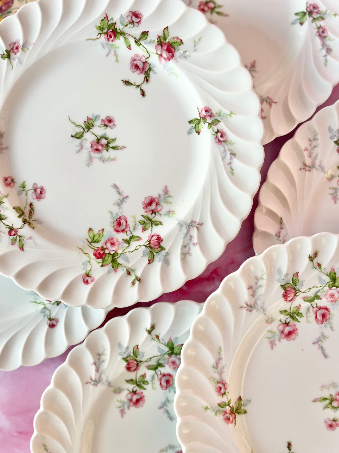 Assiettes plates Sylvie (6)