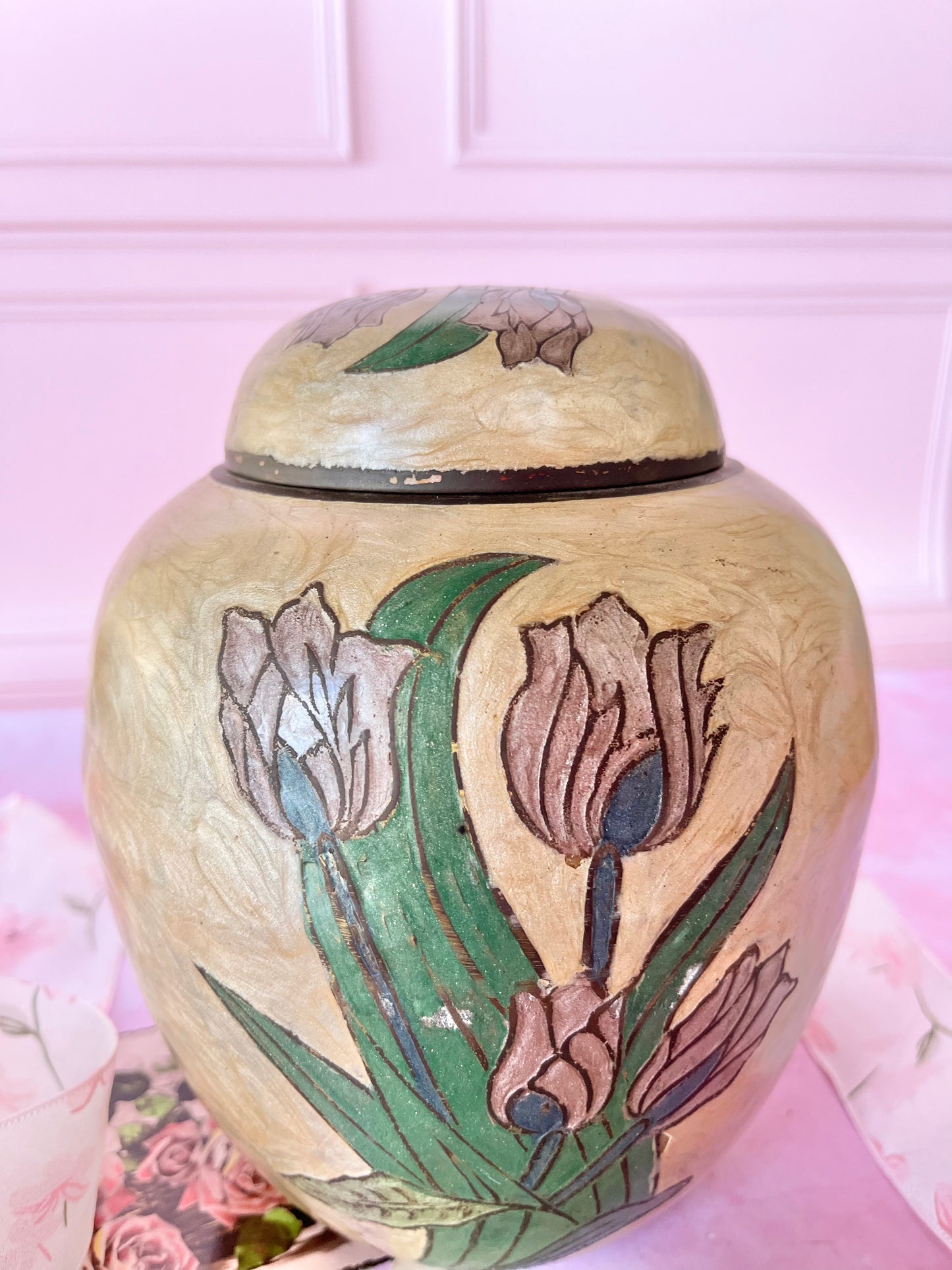 Potiche laiton Diana