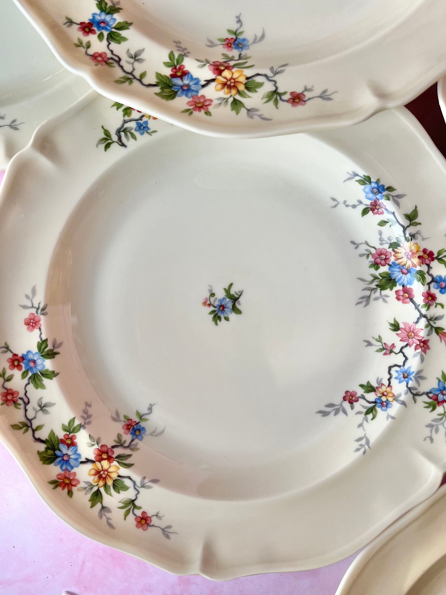 Assiettes plates Ancienne Manufacture Limoges (10)