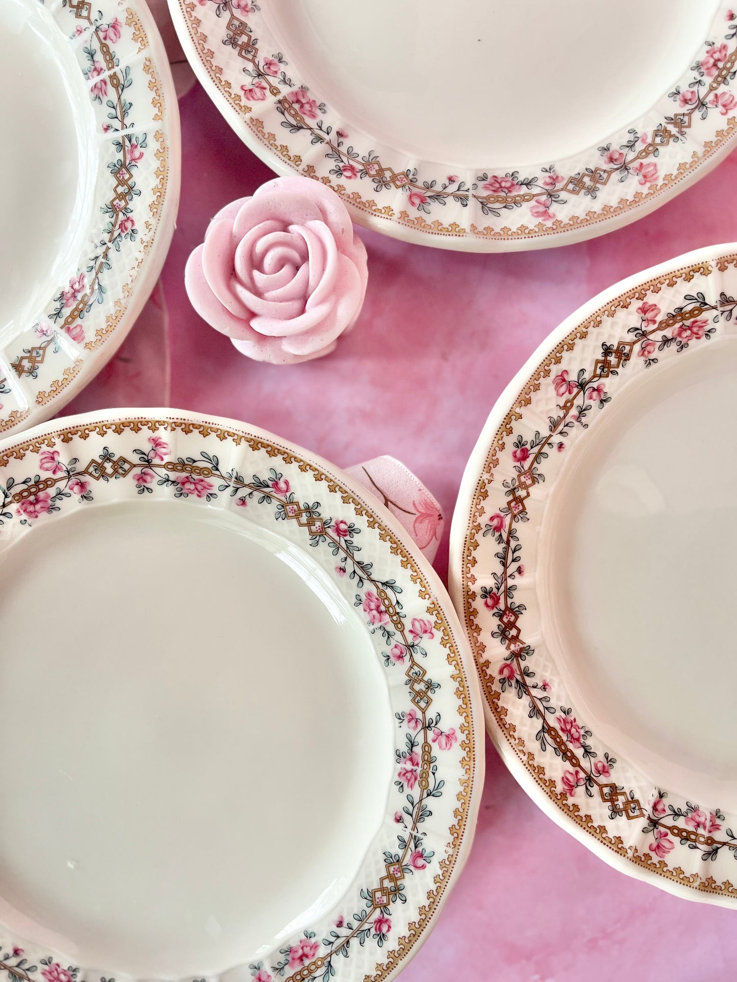 Assiettes à dessert Bernardaud Limoges (6)