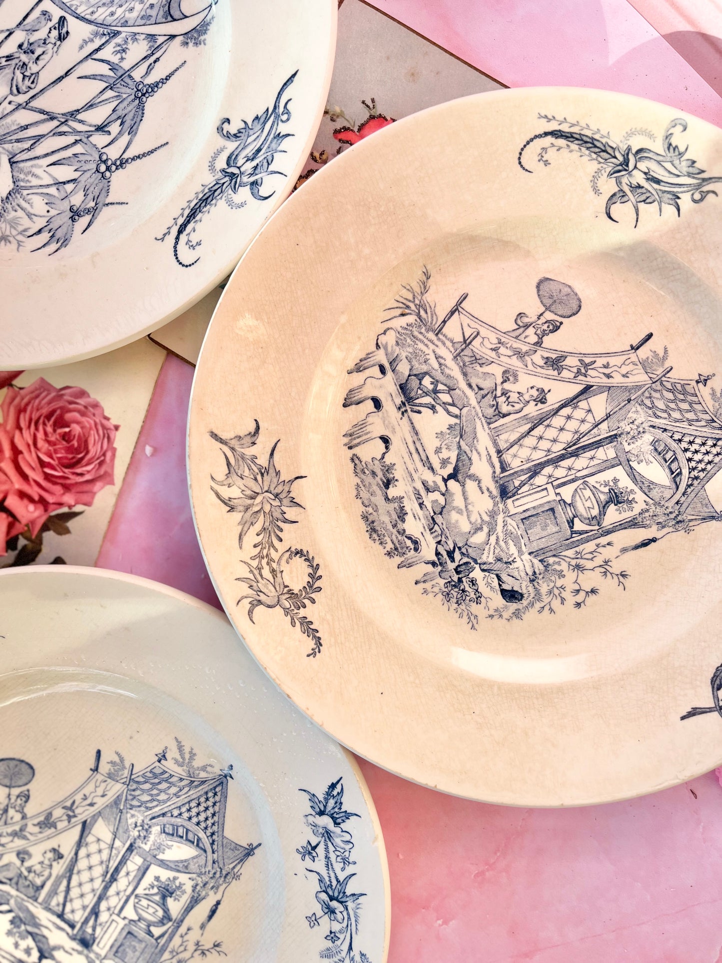 Assiettes Terre de Fer Régence (6)