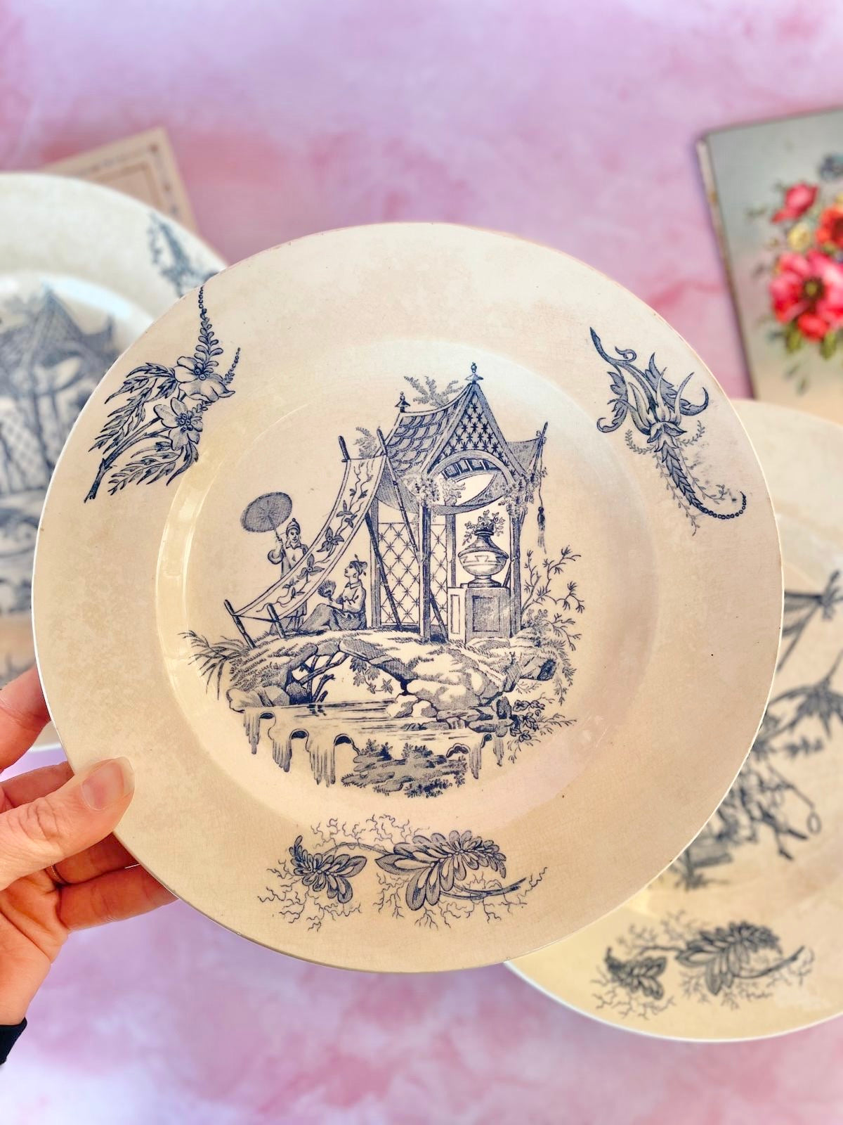 Assiettes Terre de Fer Régence (6)