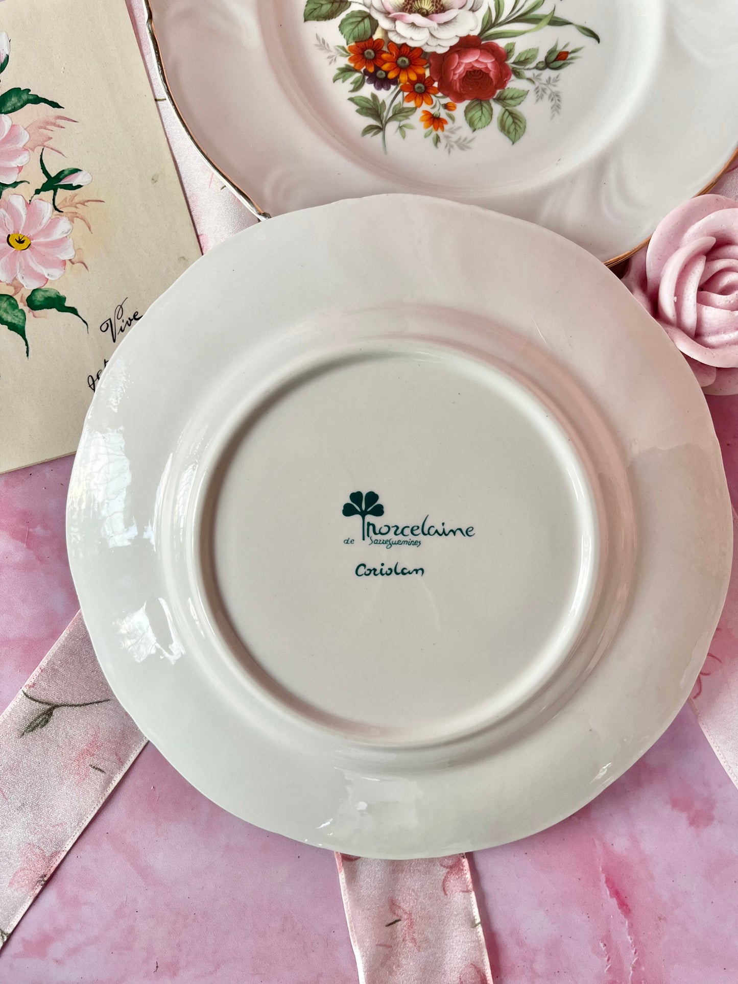 Assiettes à dessert Sarreguemines (2)