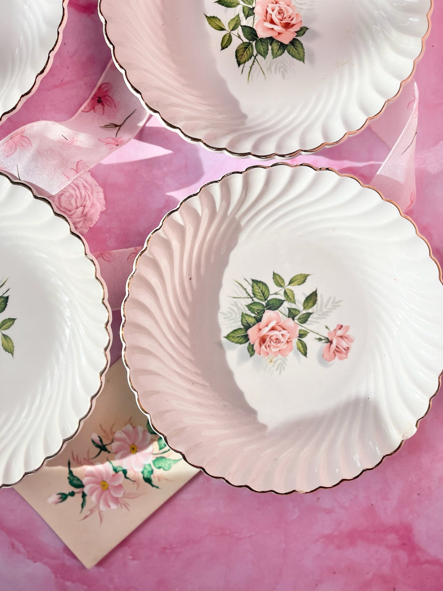 Assiettes à dessert Rose May (6)