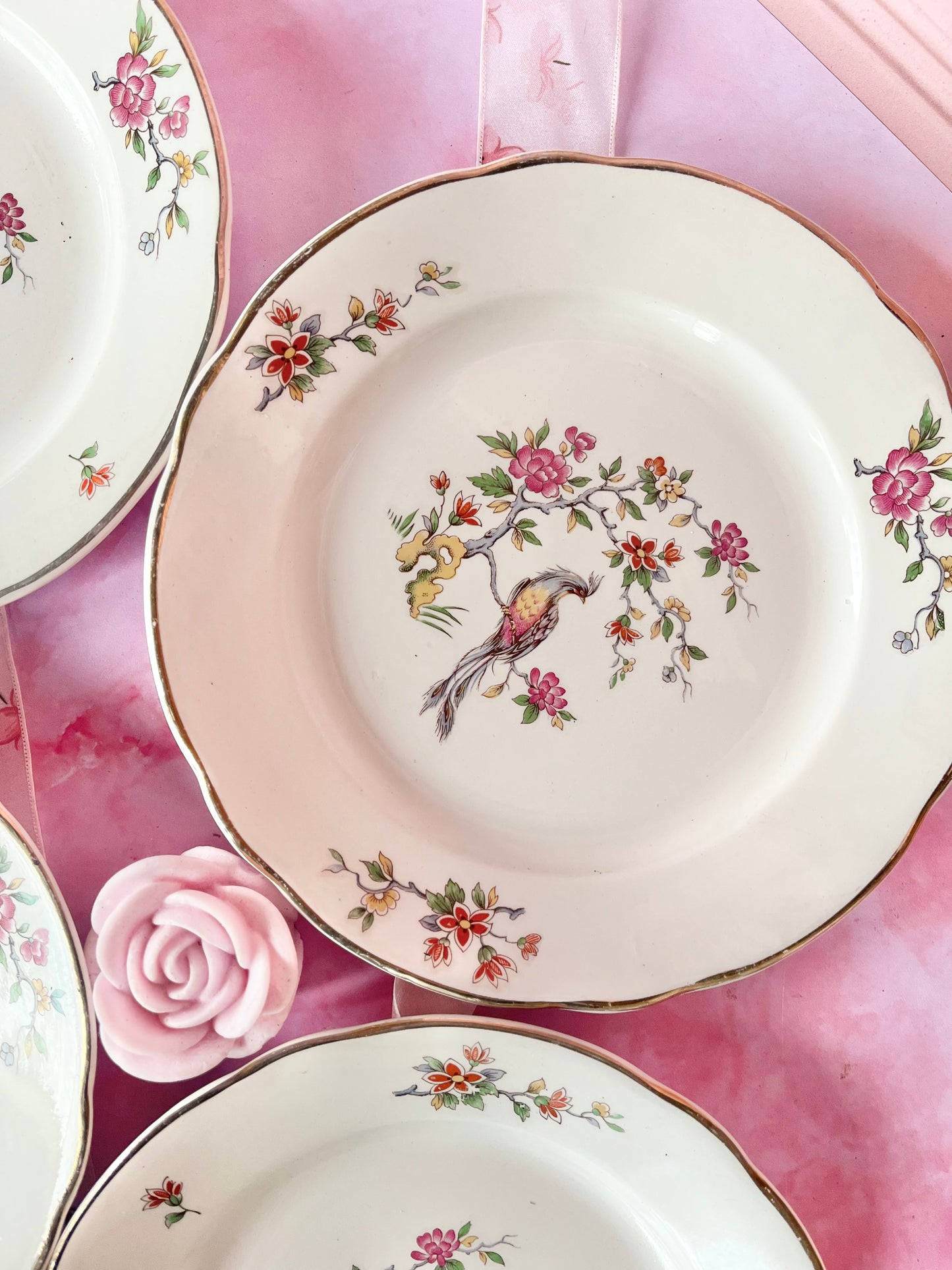 Assiettes à dessert Digoin Condé (4)