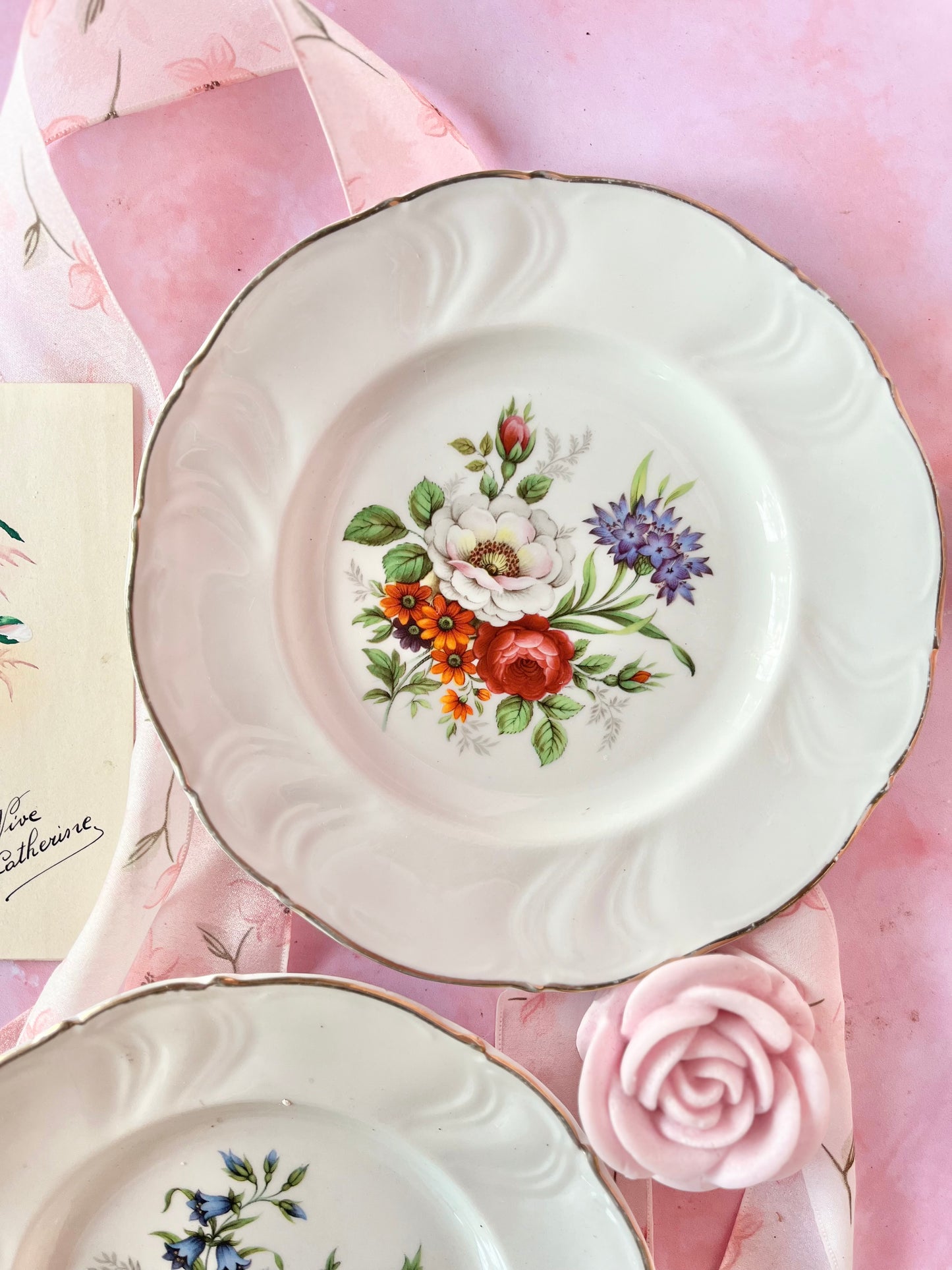 Assiettes à dessert Sarreguemines (2)