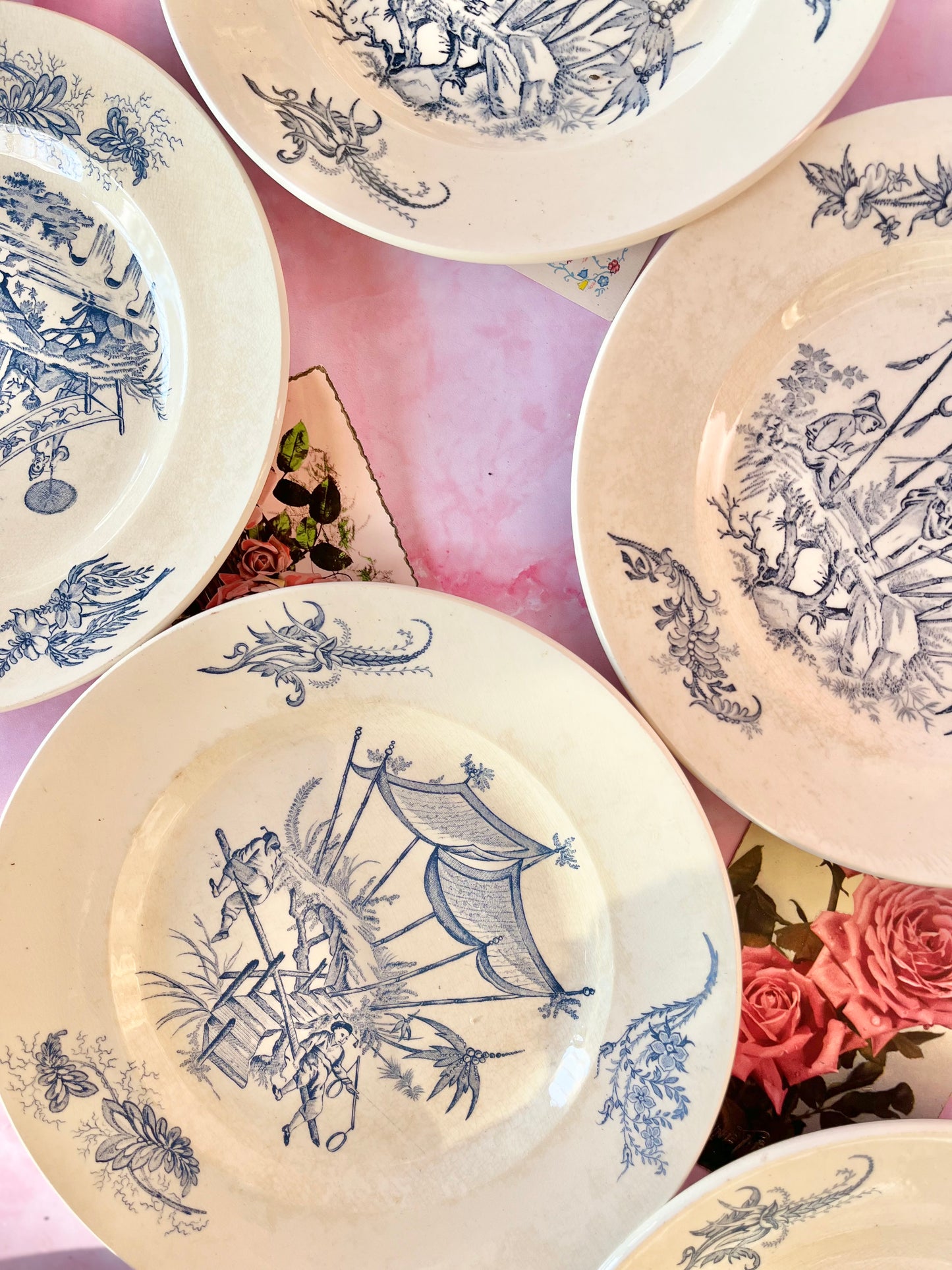 Assiettes Terre de Fer Régence (6)