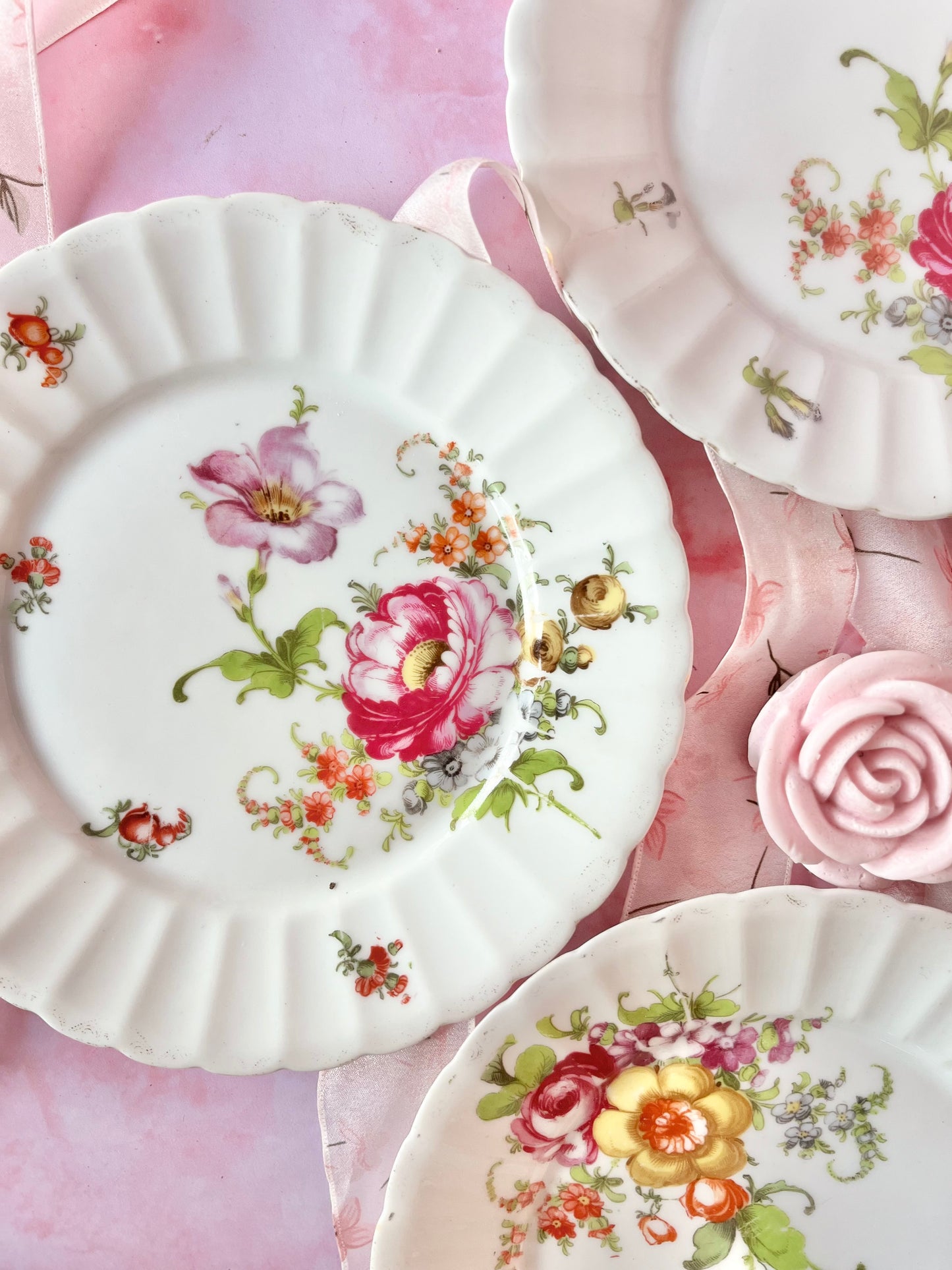 Assiettes à dessert vintage Lola (4)