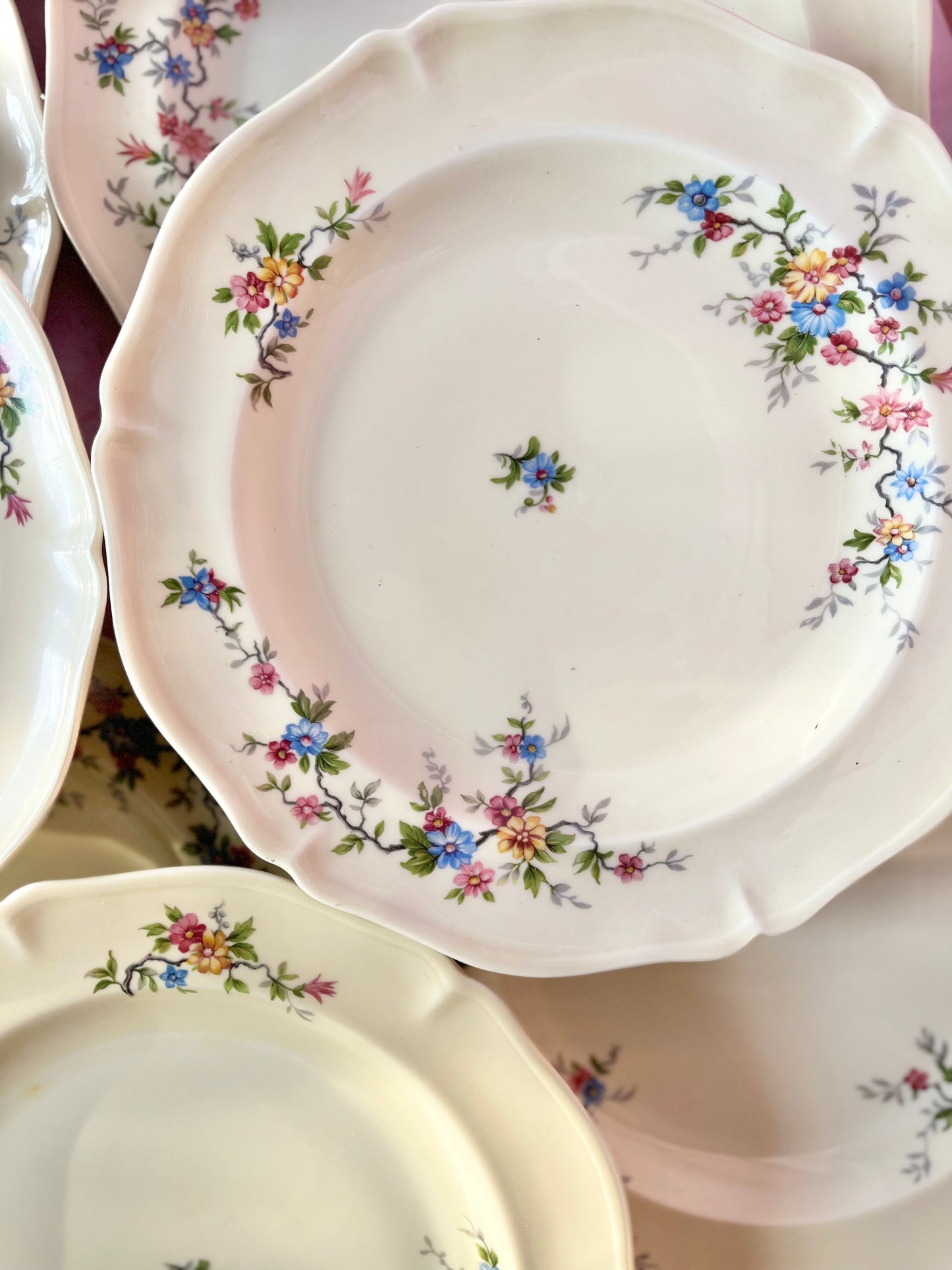 Assiettes plates Ancienne Manufacture Limoges (10)