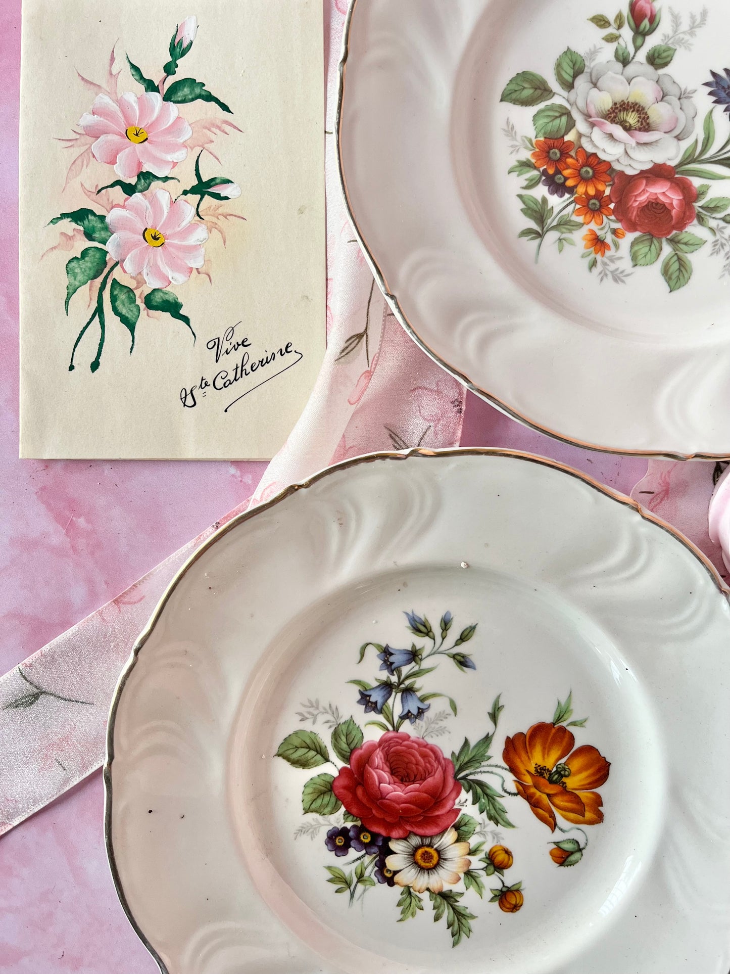 Assiettes à dessert Sarreguemines (2)