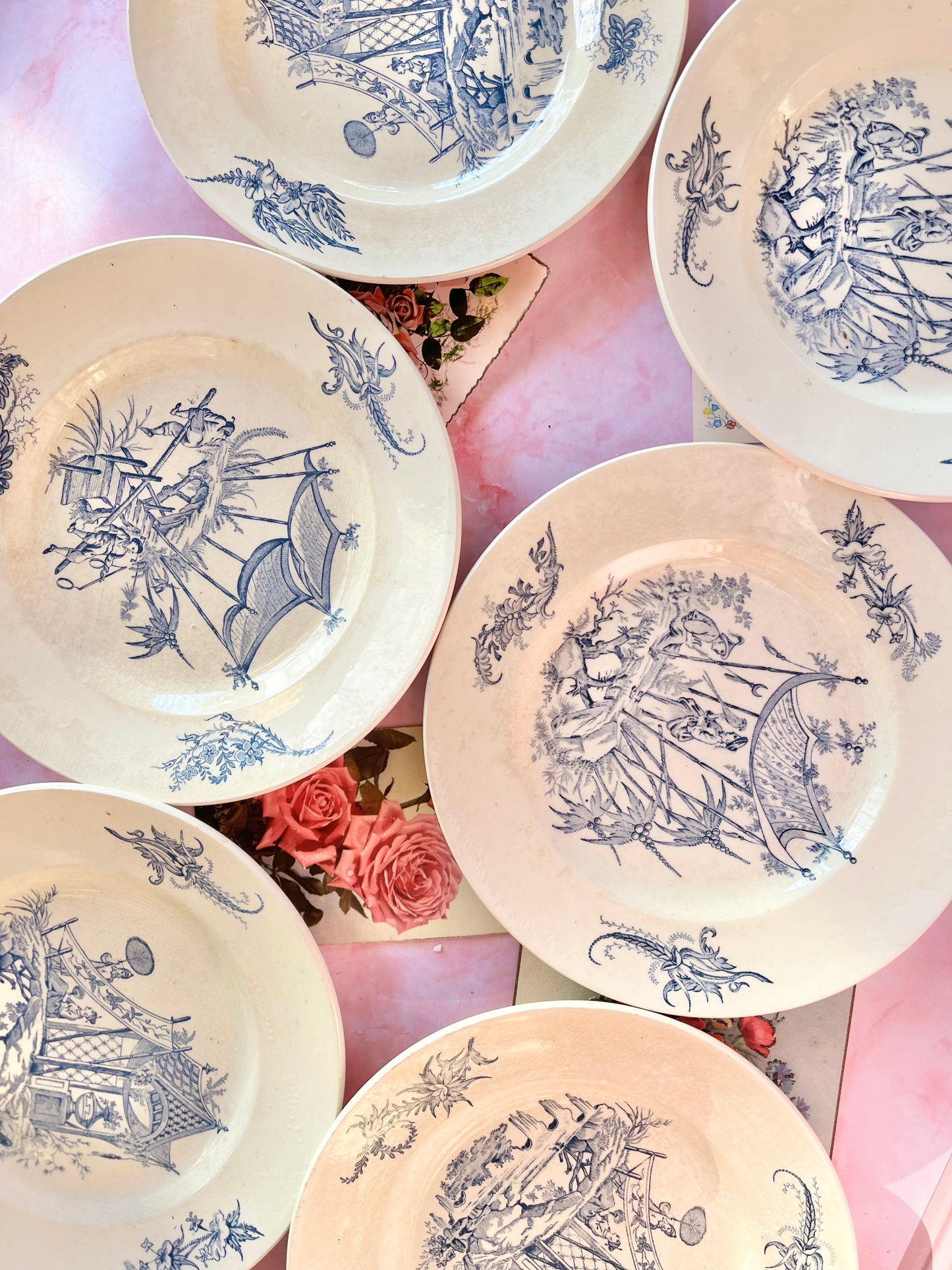 Assiettes Terre de Fer Régence (6)