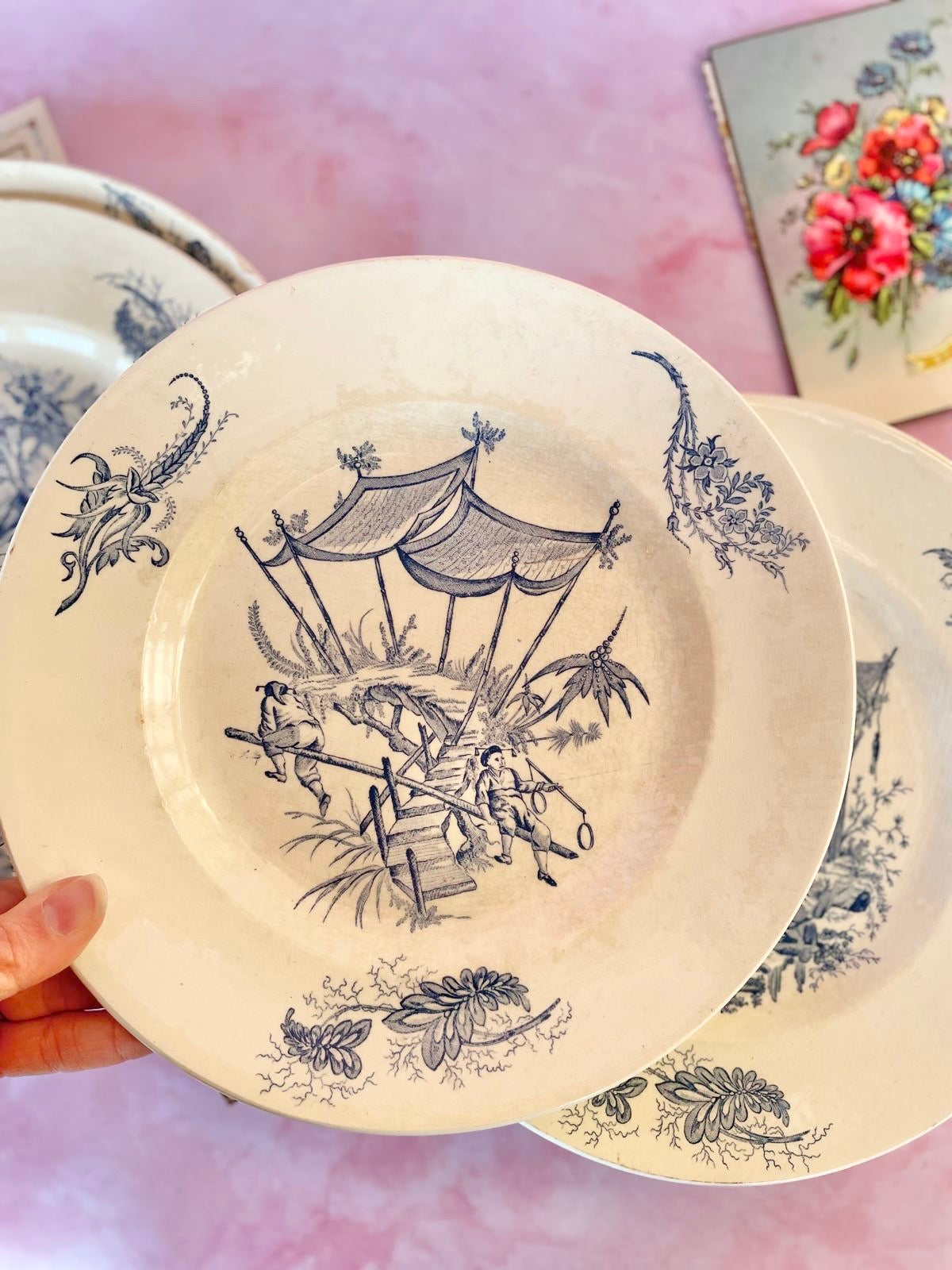 Assiettes Terre de Fer Régence (6)