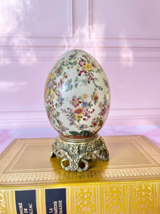 Oeuf décoratif Eglantine