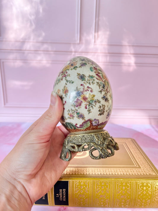 Oeuf décoratif Eglantine