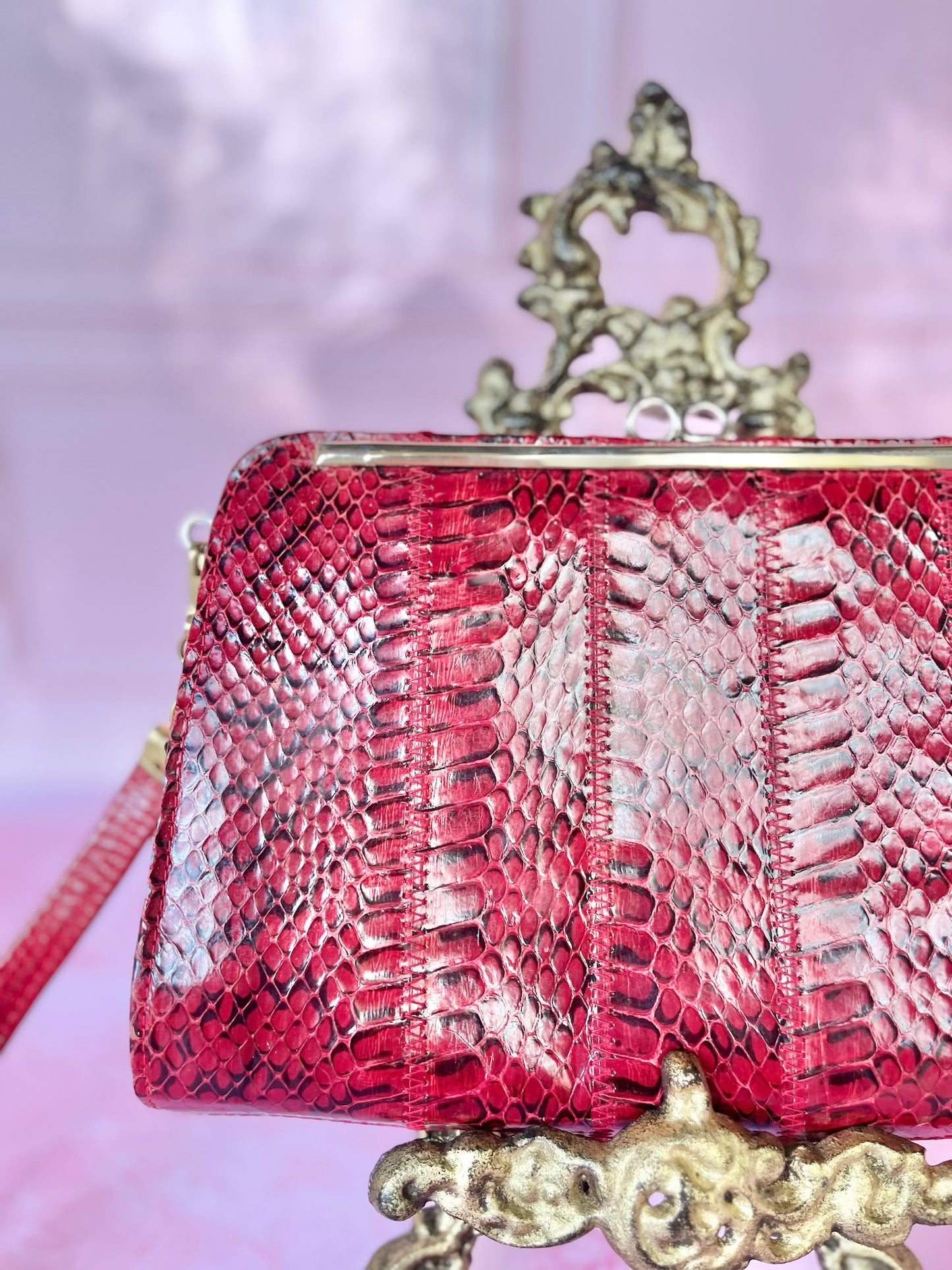 Pochette sac rouge Maria