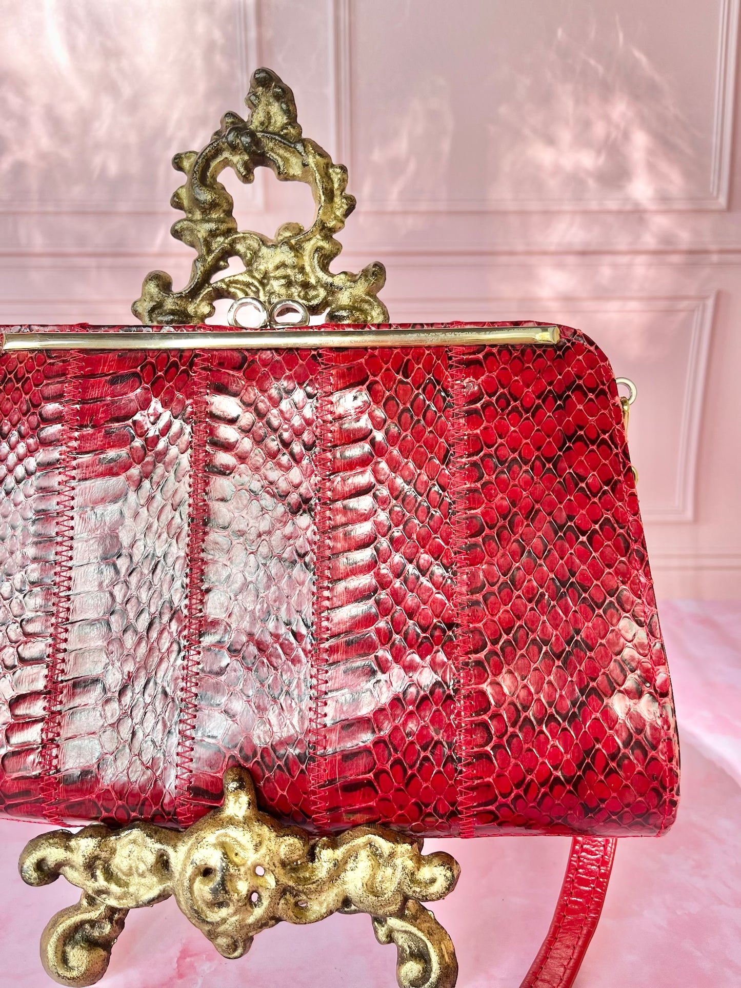 Pochette sac rouge Maria
