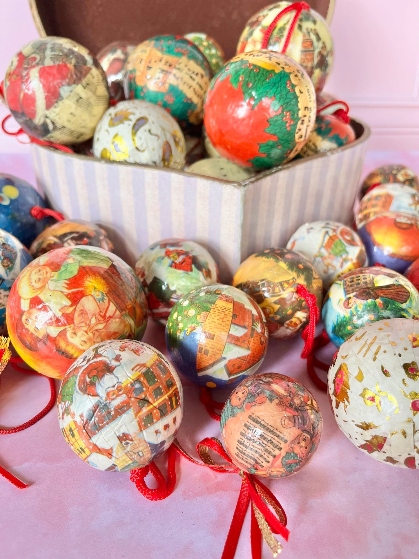 Boules de Noël Santa Klaus (40)