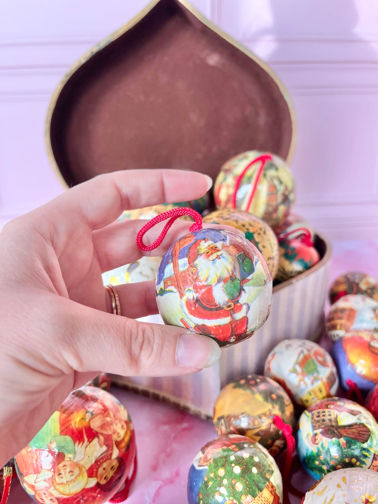 Boules de Noël Santa Klaus (40)