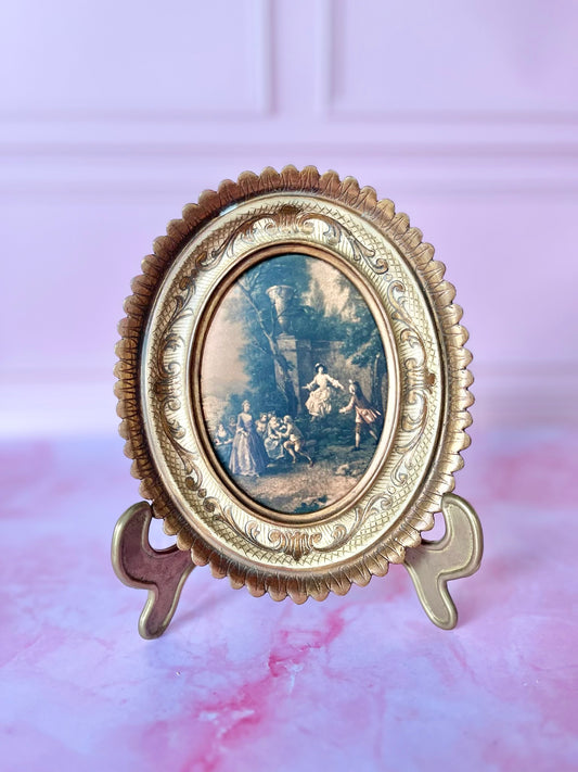 Cadre médaillon Louisa