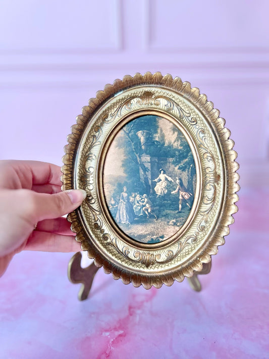 Cadre médaillon Louisa