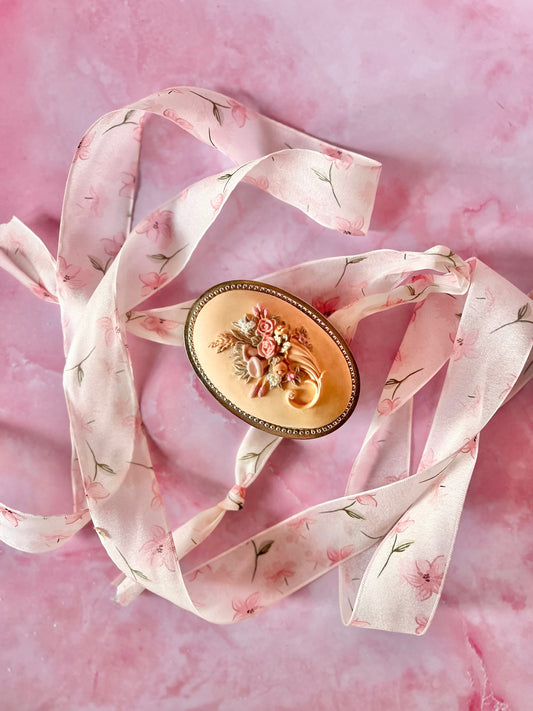 Boite à bijoux vintage italienne Rosa