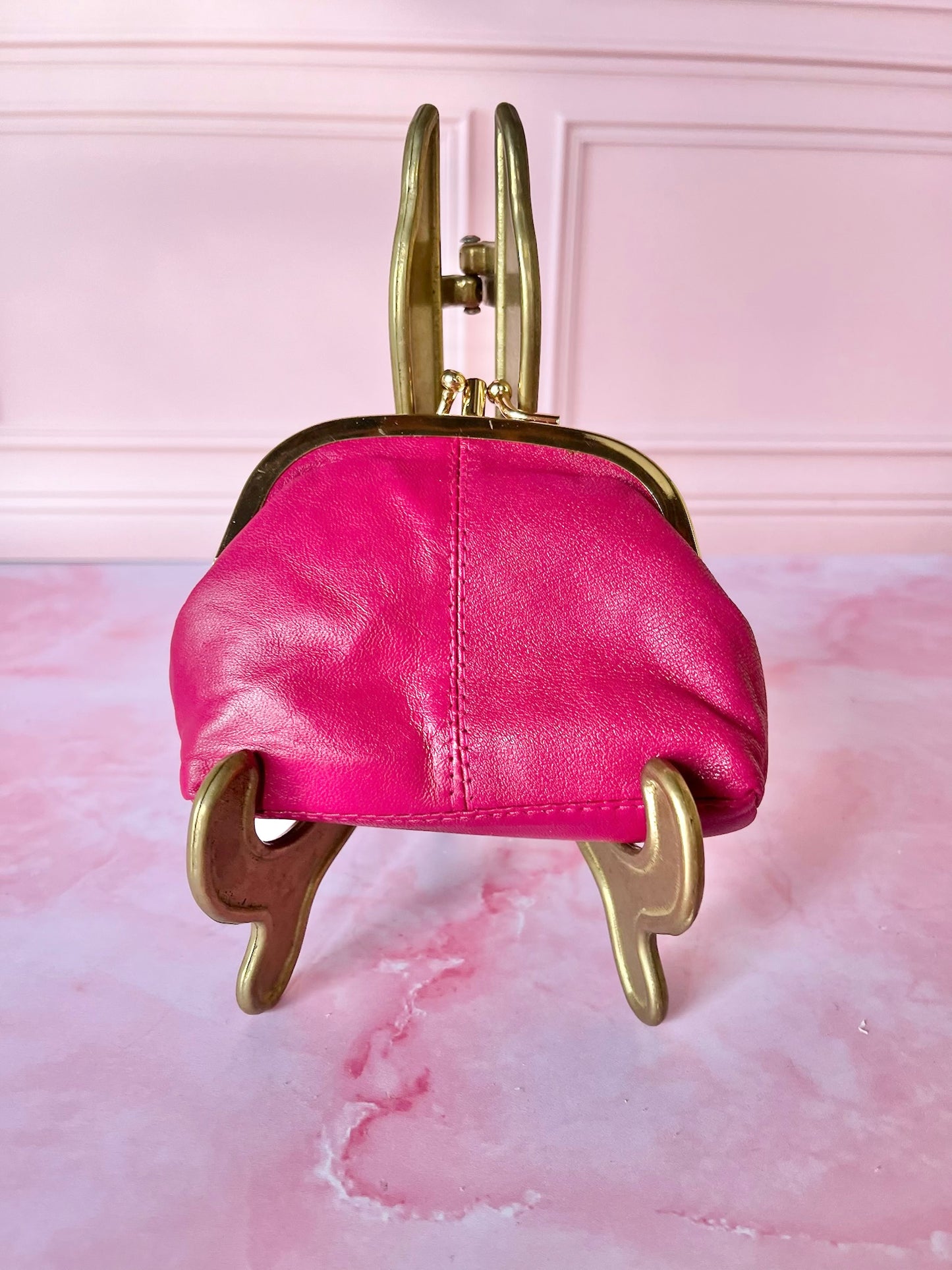 Porte monnaie vintage rose Elena