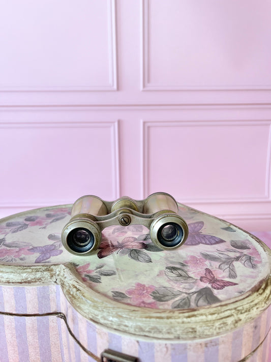 Jumelles de théâtre laiton et nacre