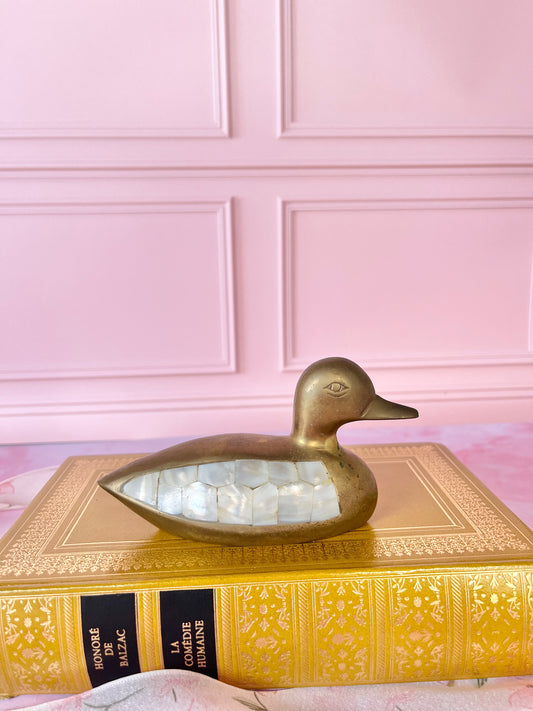Canard laiton et nacre
