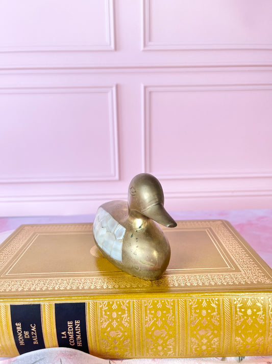 Canard laiton et nacre