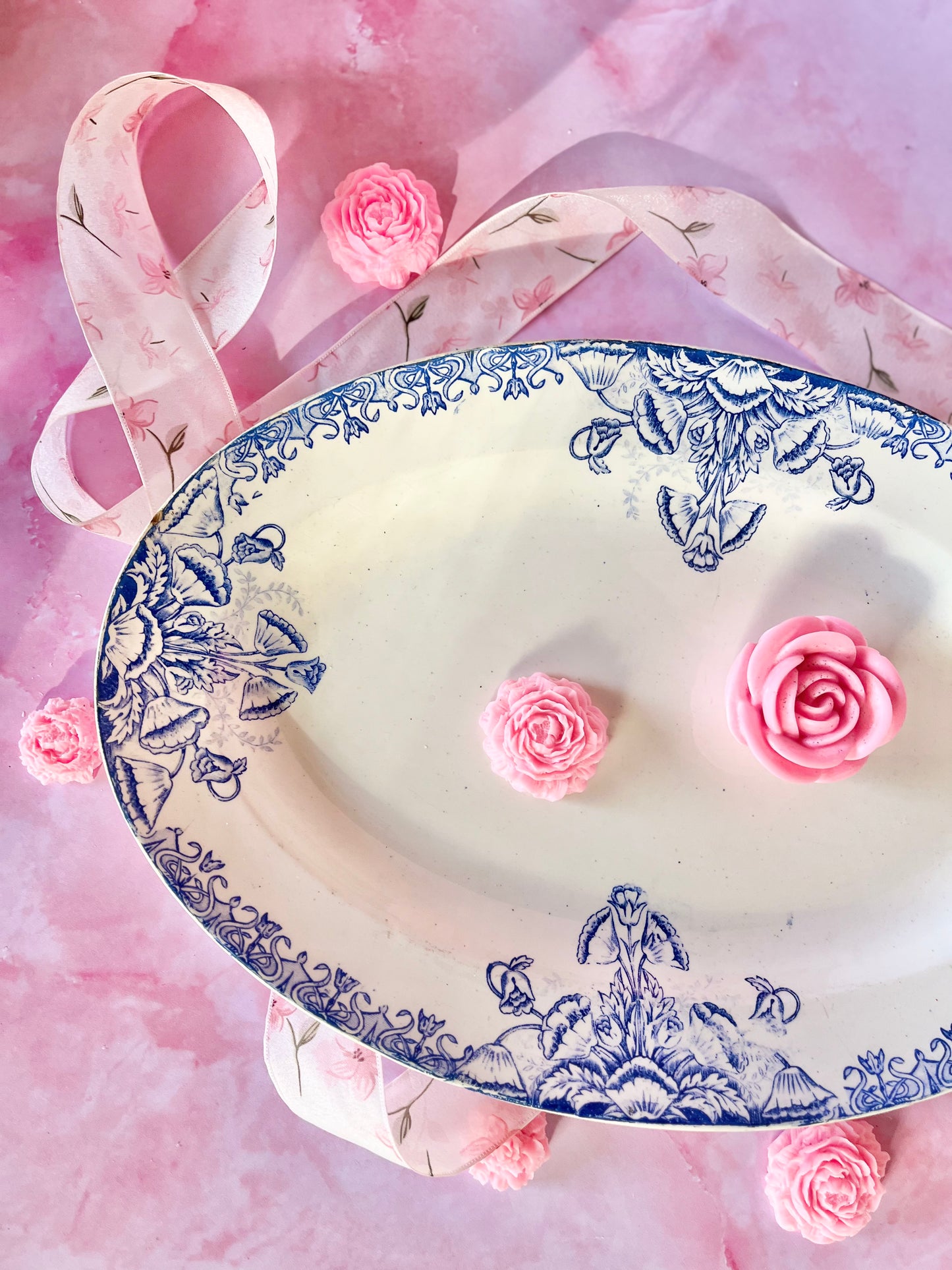 Plat de service Terre de Fer Petunia