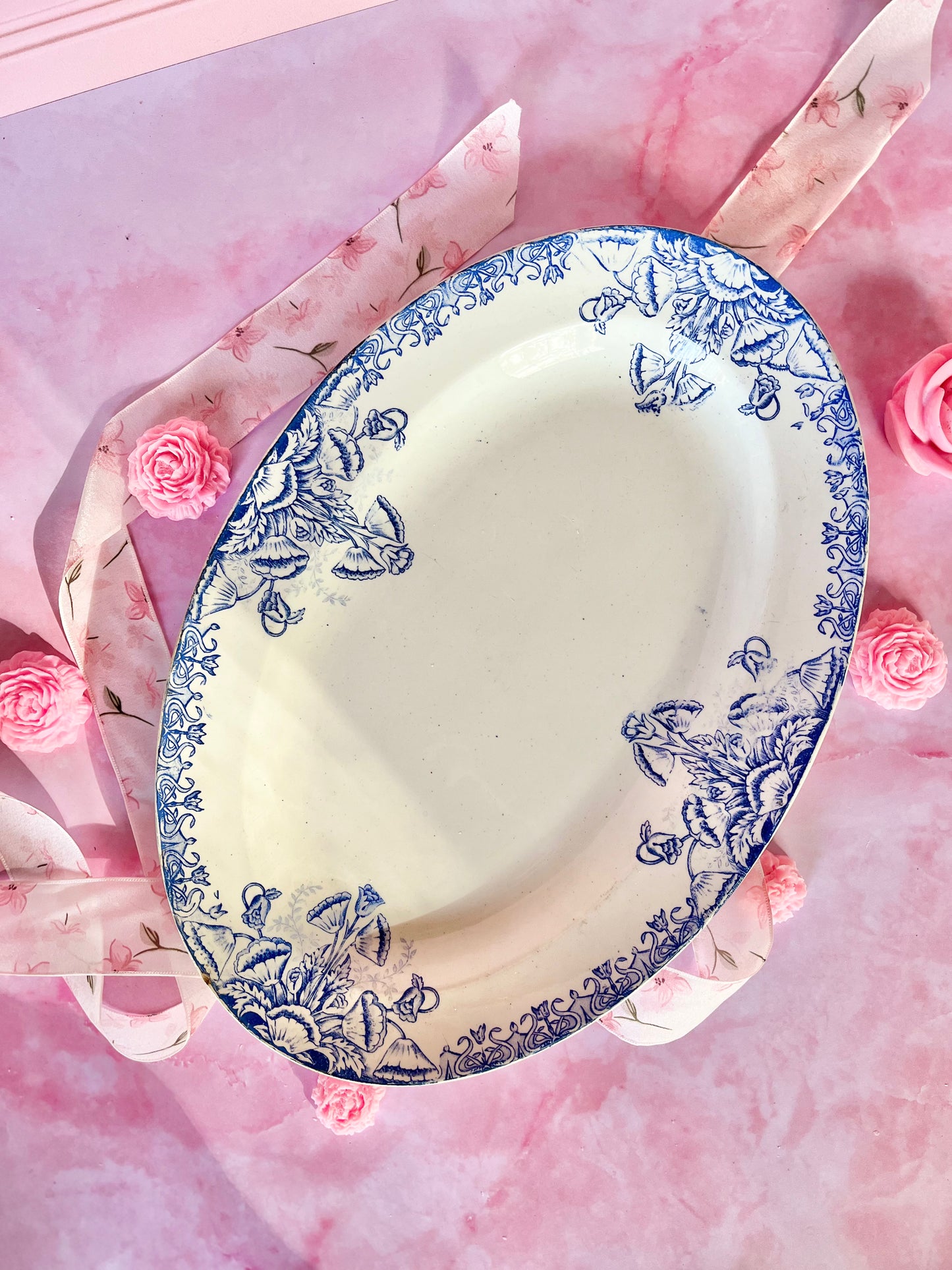 Plat de service Terre de Fer Petunia