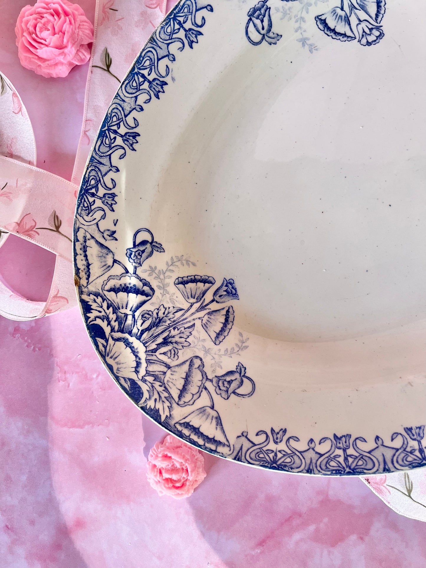 Plat de service Terre de Fer Petunia