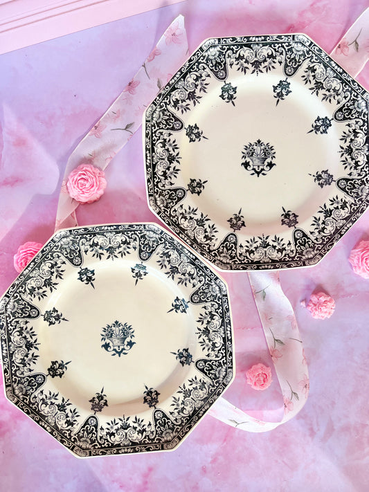 Assiettes Terre de Fer Rouen (2)