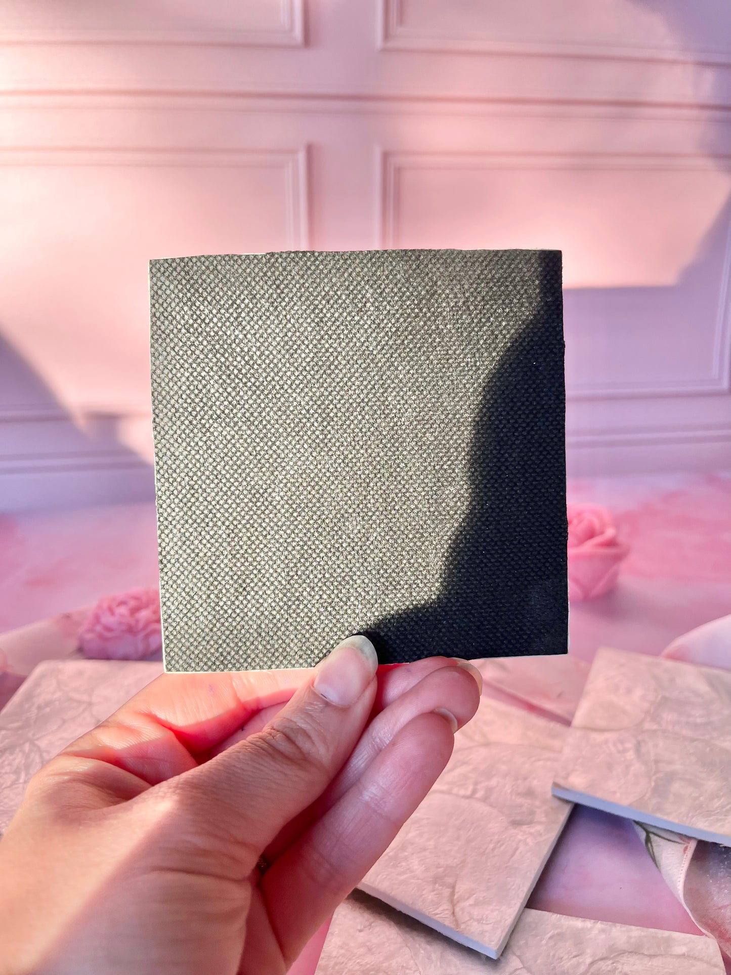 Dessous de verre carrés en nacre (6)