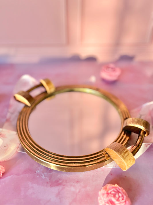 Plateau miroir vintage