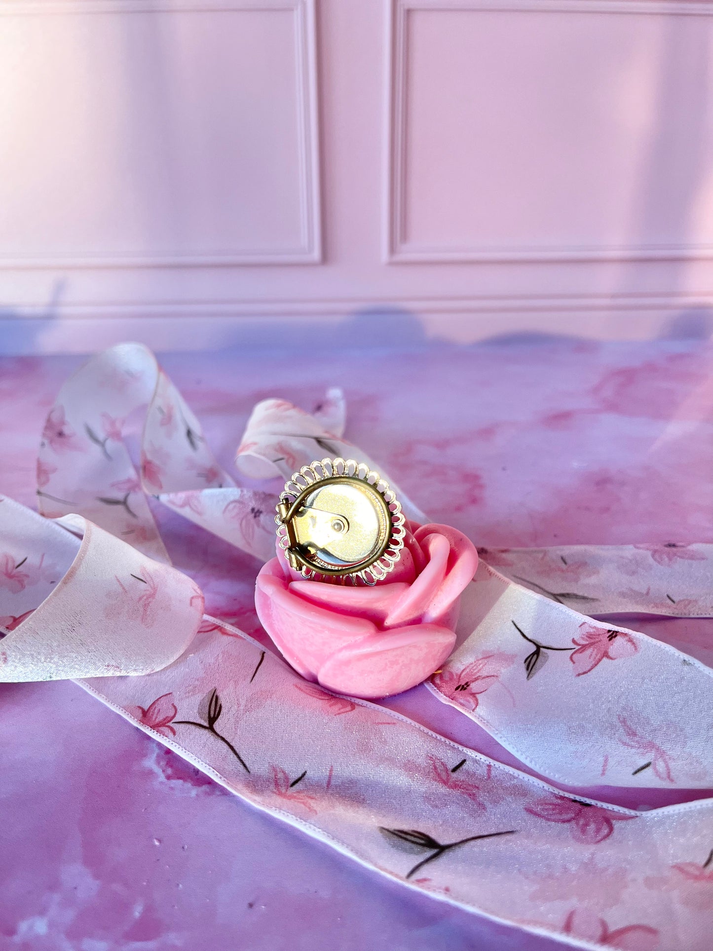 Clip à foulard Flora