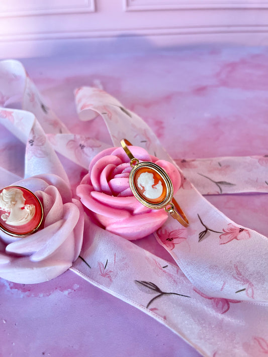 Parure vintage camée