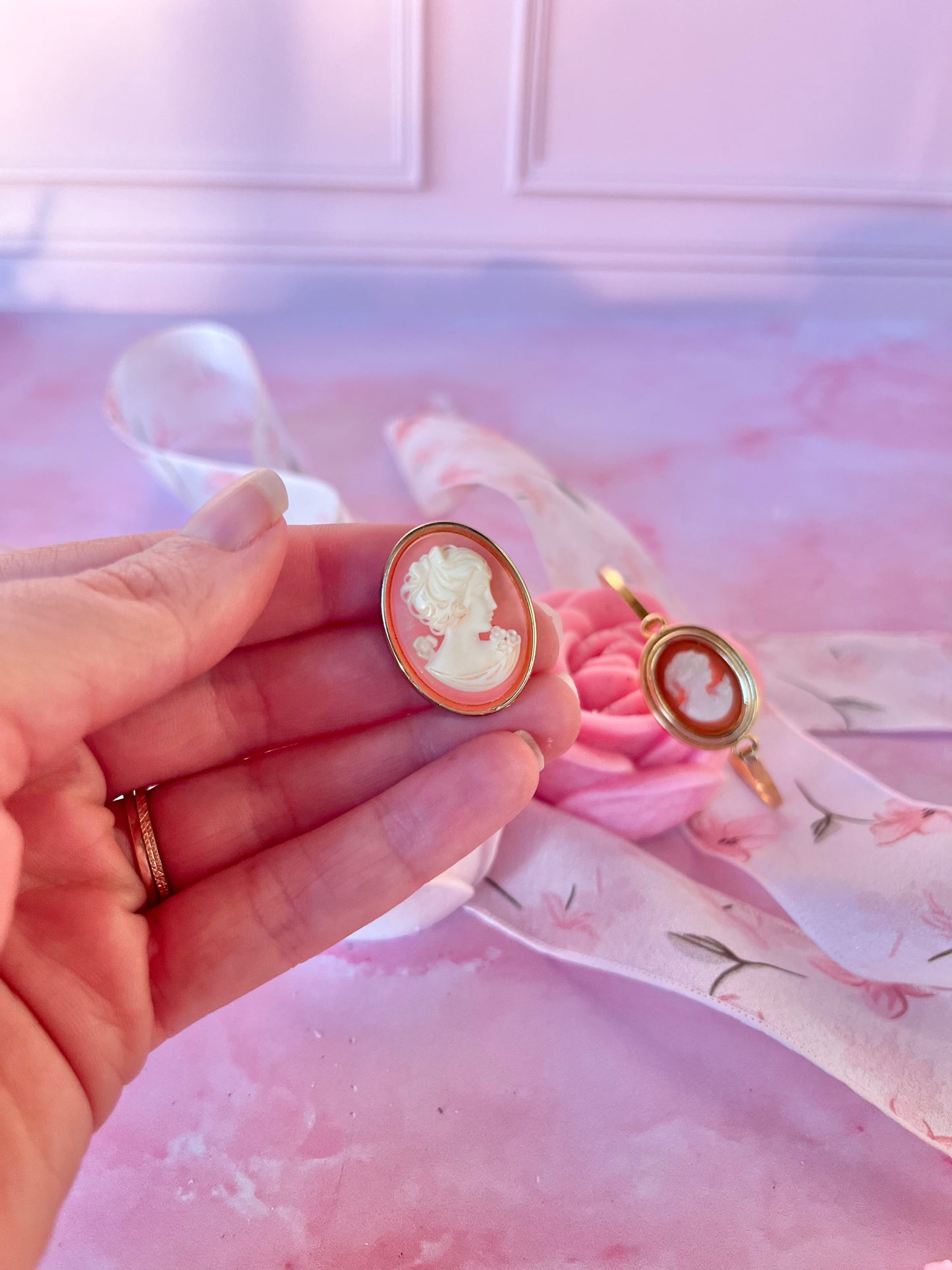 Parure vintage camée