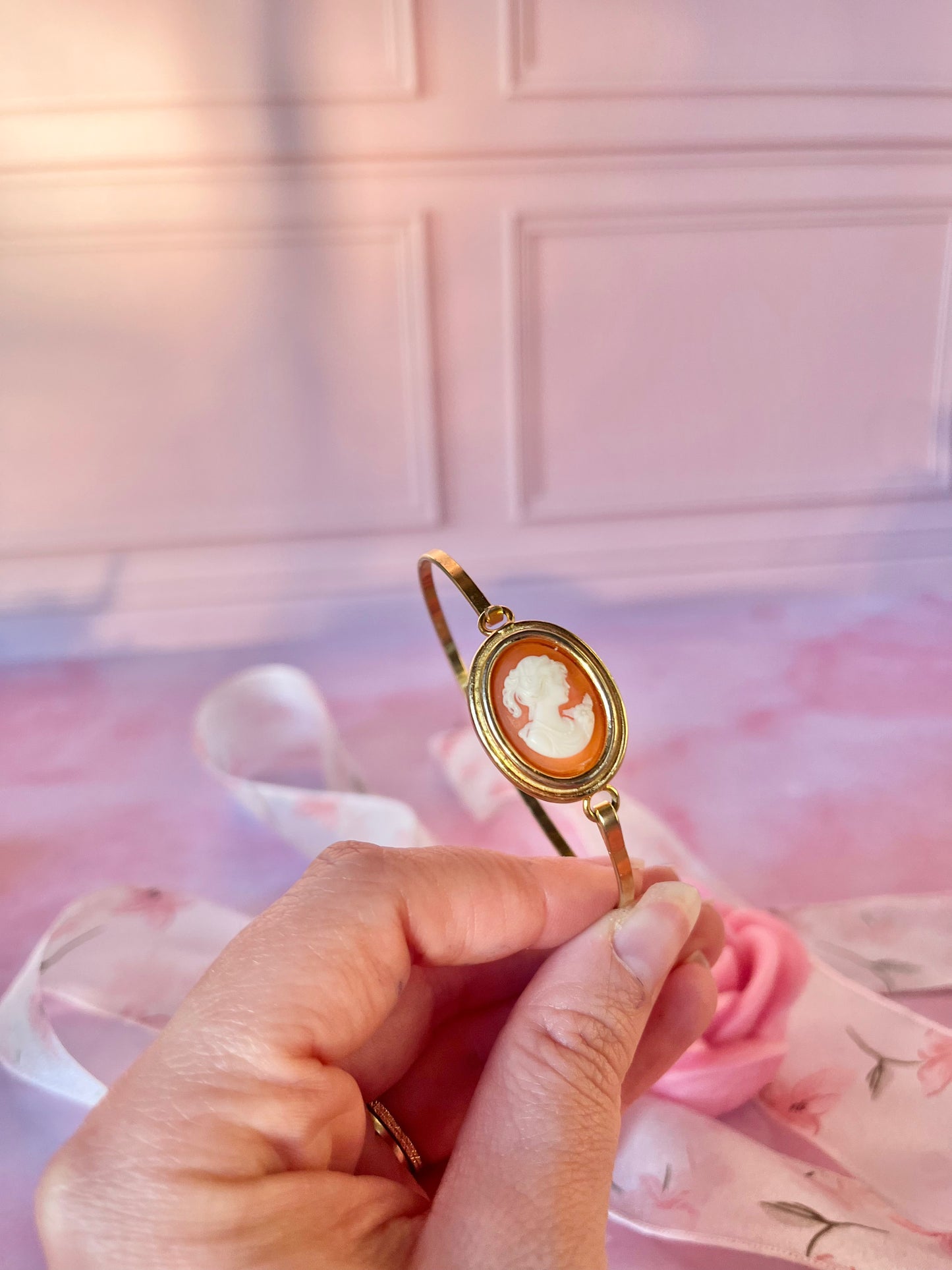 Parure vintage camée