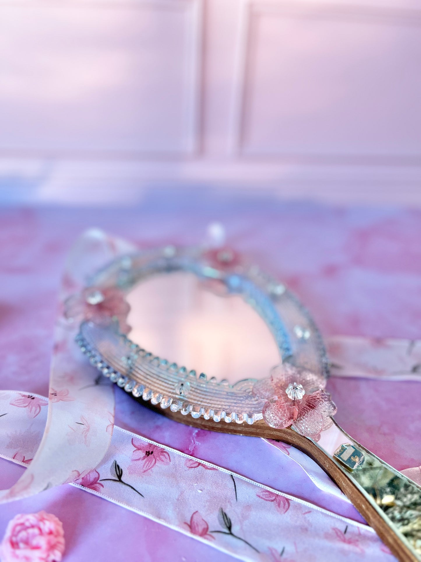 Miroir à main Murano Bella