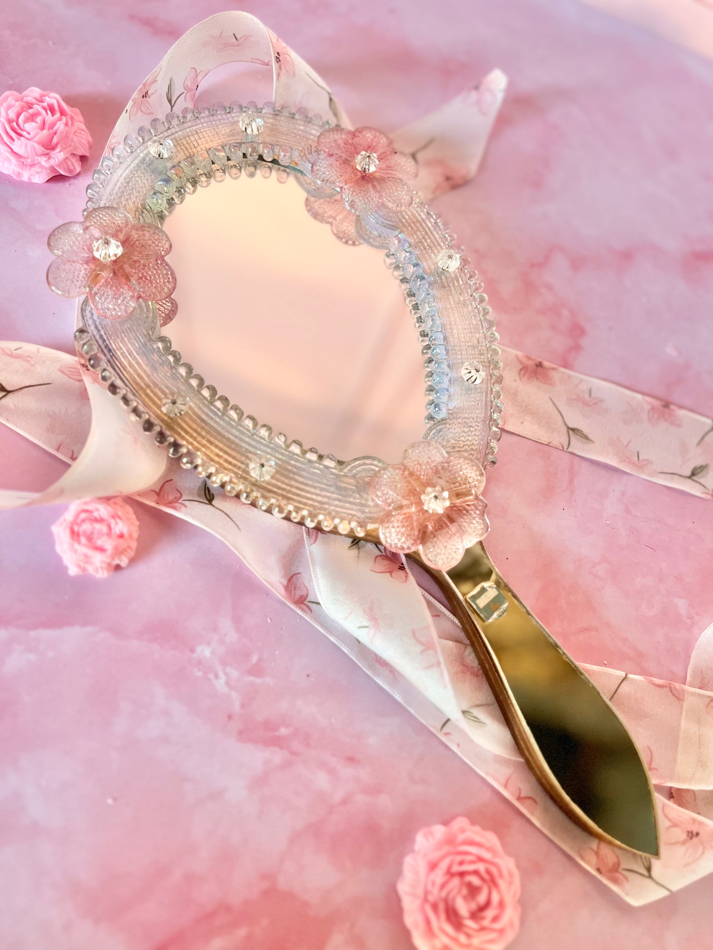 Miroir à main Murano Bella