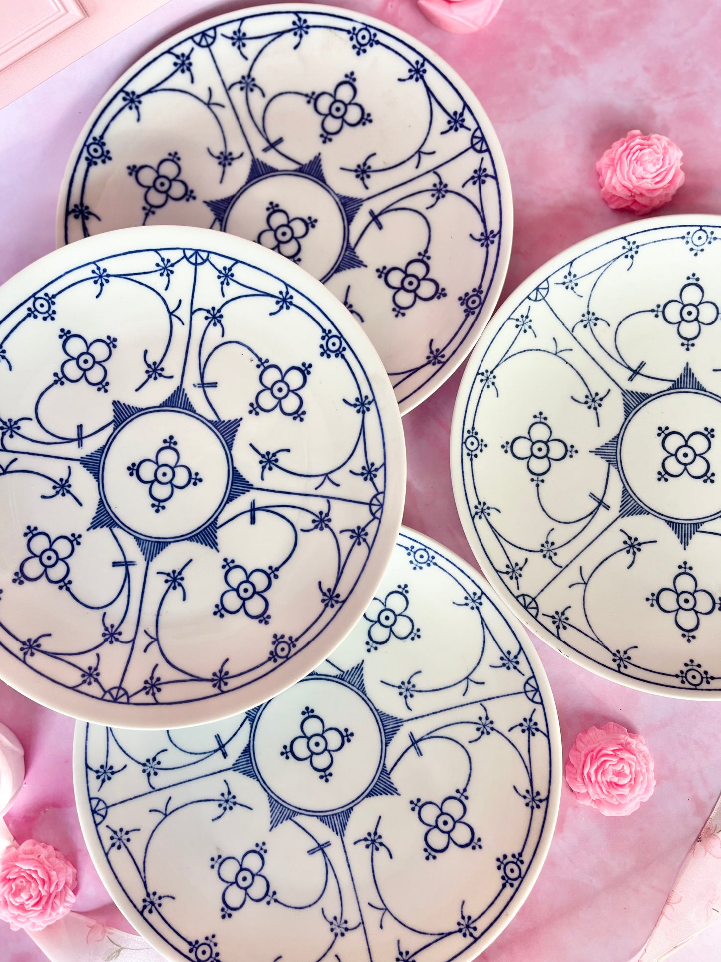 Assiettes bleues Bavaria (4)