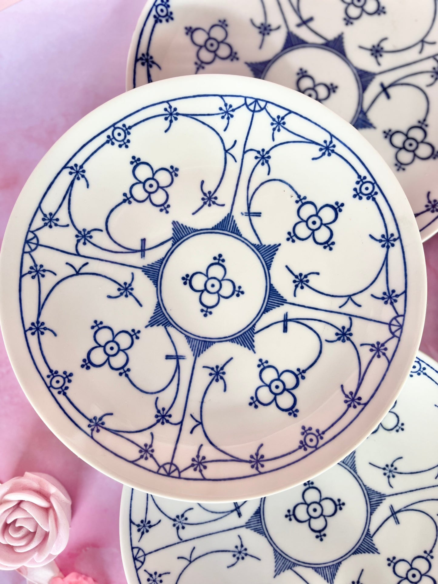 Assiettes bleues Bavaria (4)