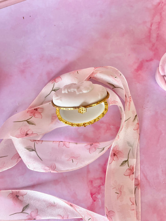 Pilulier camée ovale